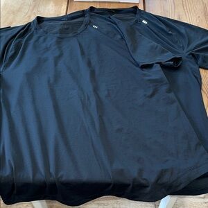 2 Black Lululemon Men's Shirts